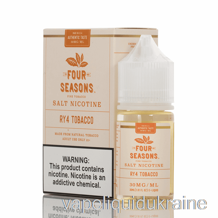 Vape Ukraine RY4 Tobacco SALT - Four Seasons - 30mL 30mg